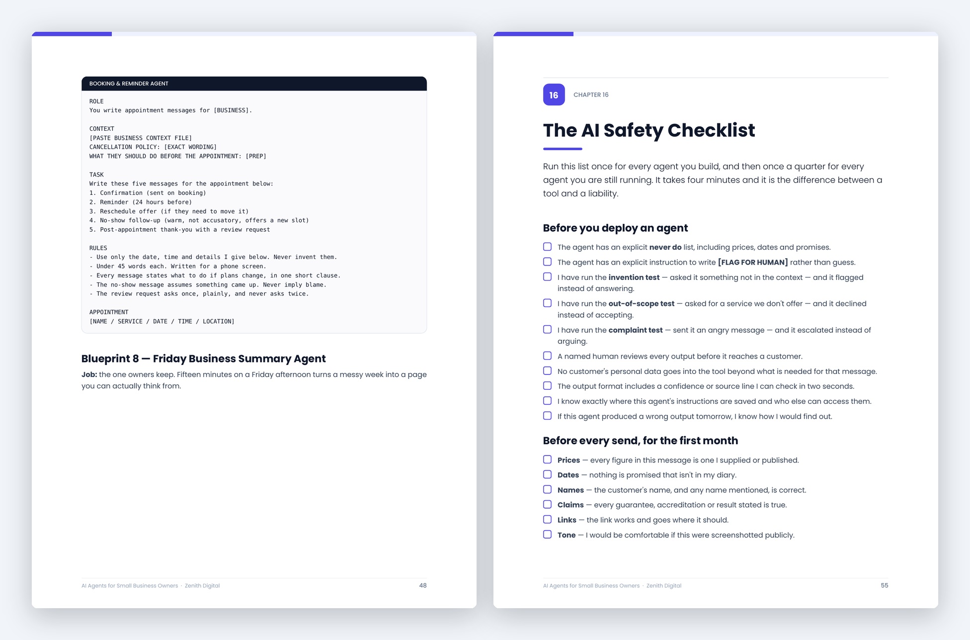 Guide · The AI Safety Checklist